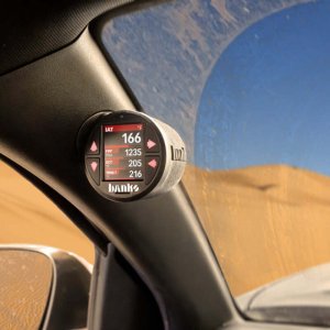Toyota Tacoma Gauge Pod - Banks Power - iDash Stealth - Black - `16-`23